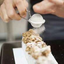 套件 1/3/6 件茶叶浸泡器草药过滤器筛子扩散器多功能面粉咖啡糖不锈钢优质-Ke Home - 銀色 - 查看 9