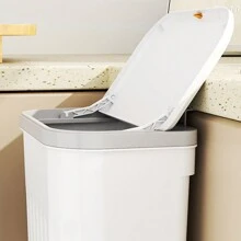 Cubo de basura de cocina montado en la pared con tapa, basurero de baño, cesta de papel para la sala de estar, papelera para puerta de armario, almacenamiento de basura, camping, fiesta, decoración de habitación, sala de estar, baño, suministros de cocina, decoración del hogar, regalos de Navidad, regalos para el hogar, decoración de habitación