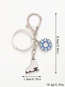 1 mặt dây chuyền hình cây thông Noel, người tuyết, bông tuyết, tuần lộc, người đàn ông bánh gừng, phong cách hoạt hình dễ thương, móc khóa Unisex, quà tặng Giáng sinh, đa năng - Nhiều màu - Xem 13