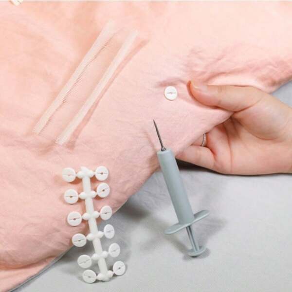 3pcs Soft Silicone Quilt Clip Bedsheet Holder, Non-Needle Non-Mark Bed Sheet Anti-Slip Fastener Clamp