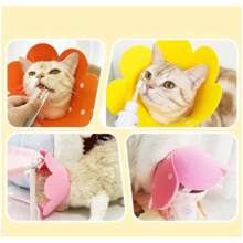Elizabethan Collar Adjustable Flower Anti-Lick And Anti-Bite Pet Safety Small Medium Size LR-0309 - Đỏ - Xem 4