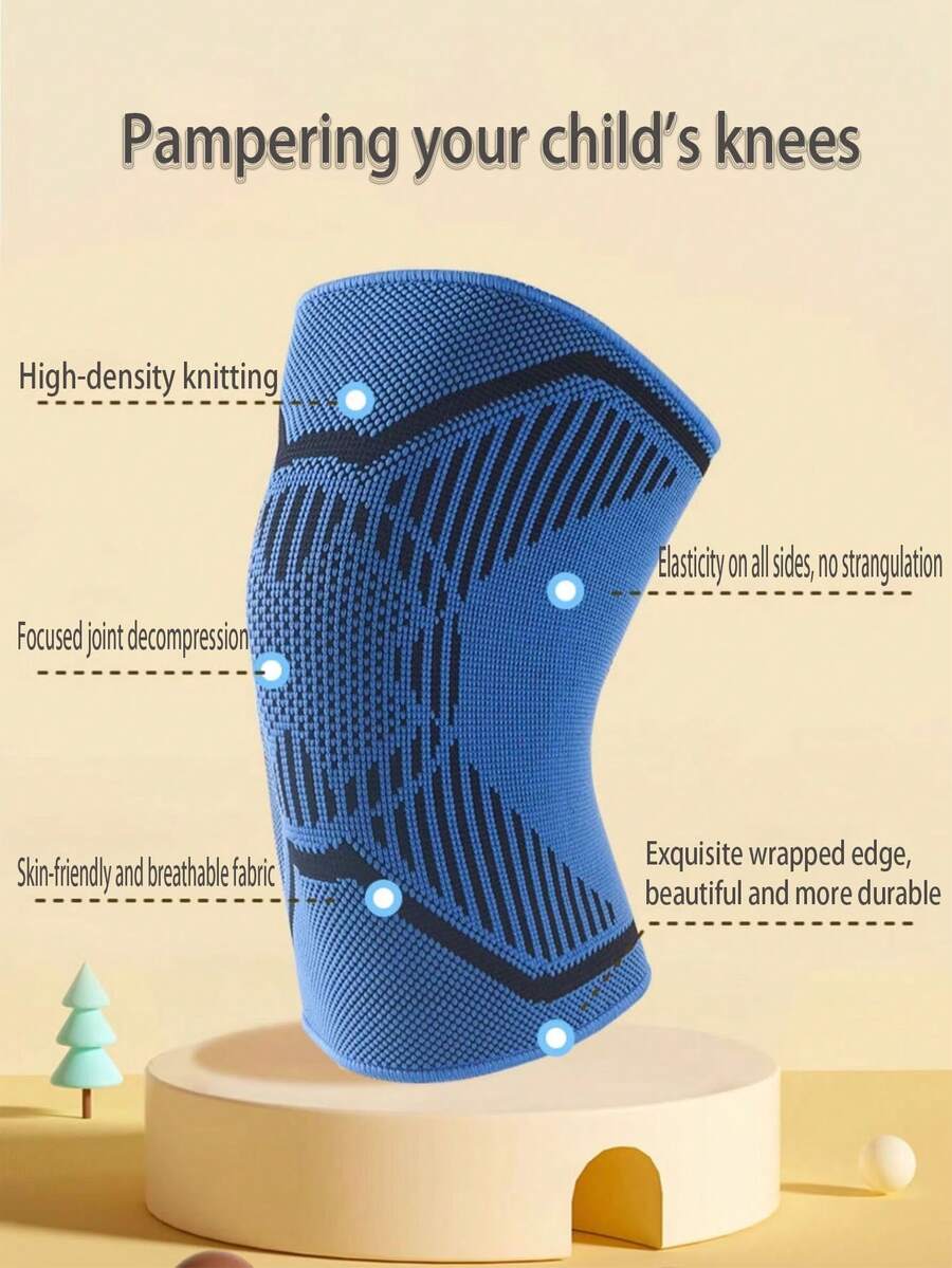 1 对儿童运动护膝，篮球、足球、跑步的专业防护装备，适合男孩和女孩，提供膝盖保护而不影响灵活性，适合日常运动和防护 - 彩色 - 查看 1