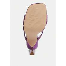 Wapit Rhinestone Embellished Straps Sandals