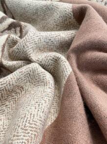 FADZOYLE 1 chiếc khăn choàng Jacquard họa tiết da báo cho nữ, khăn choàng nghệ thuật cho nữ, khăn choàng Poncho dài, khăn choàng quấn, khăn choàng lưới lớn giữ ấm mùa đông, khăn choàng lớn, bộ sưu tập thời trang mới thanh lịch, quà tặng cô dâu, phù dâu, khăn choàng du lịch - khăn quàng cổ - Xem 4