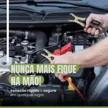 Cabo De Carga Bateria Chupeta Carro Caminhão Moto 2,5m 300a - Tamanho Único - Visão 3