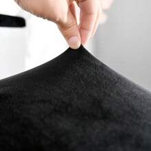 1pc Solid Color Rabbit Fur Toilet Seat Lid Cover Set, Stretchy Two-Piece Toilet Tank Cover, Dust-Proof Decoration Toilet Accessories, Suitable For All Seasons Bathroom Decor Fall Decor