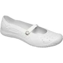Soft Works Women's Slip-On Super Light Slip-On Shoes With CA Hospital Clinic Hotel Reception Comfort Safety - 白色 - 查看 1