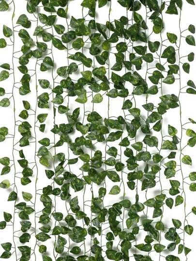 MEHELANY 12Pcs/4Pcs/1Pc 84.7 Inch Artificial Vines For Bedroom Fake Ivy Vines For Room Wedding Decor Fake Vines With Fake Leaves Artificial Ivy Garland Hanging Vines For Wall Indoor Outdoor Decoration