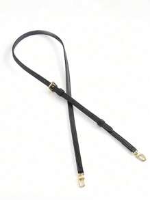 100% PU Bag With Handbag Handbag Handle Short Bag With Wallet With Gold Buckle Long Style - Black - View 2