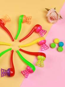 8入組/套隨機塑料玩具，派對用創意懸浮吹球 - 彩色 - 查看 11