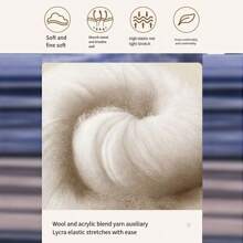 Calcetines de lana merina para hombres y mujeres, calcetines térmicos cálidos para botas y senderismo - gris claro - Ver 7