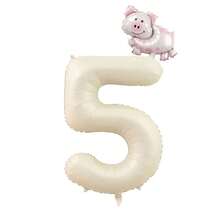 1 bộ bóng bay nhiều màu sắc hình xe hơi hoạt hình mini, động vật, số 40 inch và 32 inch, bao gồm vịt, ếch, lợn, gấu trúc, bò, xe cứu hỏa, v.v., dùng để trang trí tiệc, sinh nhật, ngày lễ, giáng sinh - Nhiều màu - Xem 112