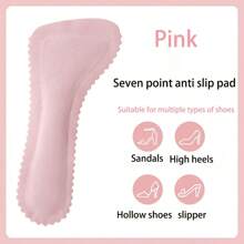 1 双女士高跟鞋鞋垫，3/4 长度鞋垫，适用于高跟鞋、平底鞋、凉鞋，防滑、超薄透气吸汗自粘鞋垫
