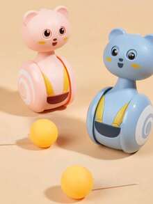 1pc Random Color Antenna Cat Tumbler Toy, Cat Teaser - Multicolor - View 5