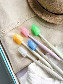 5 Vỏ bảo vệ đầu bàn chải đánh răng, Hộp đựng bàn chải đánh răng du lịch di động giúp giữ bàn chải đánh răng của bạn sạch sẽ trong khi đi du lịch Trang trí phòng tắm tại nhà Trang trí mùa thu Trở lại trường - Nhiều màu - Xem 5