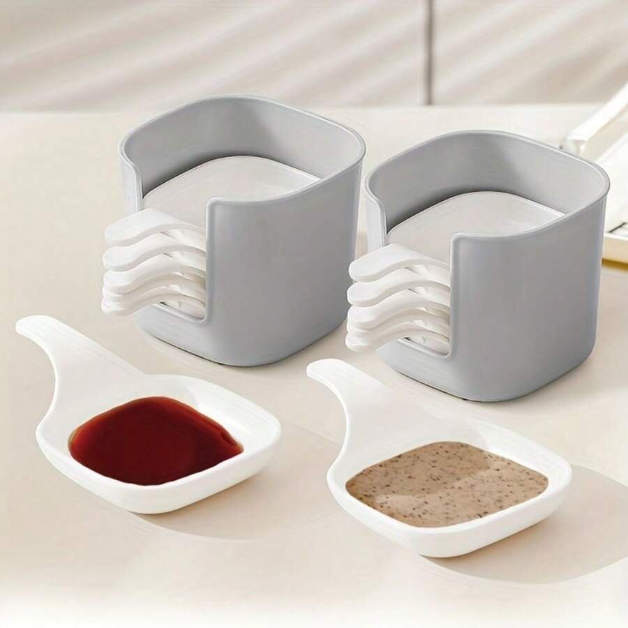 Home Use Condiment Dish Set, Kitchen Salted Vegetable Seasoning Dipping