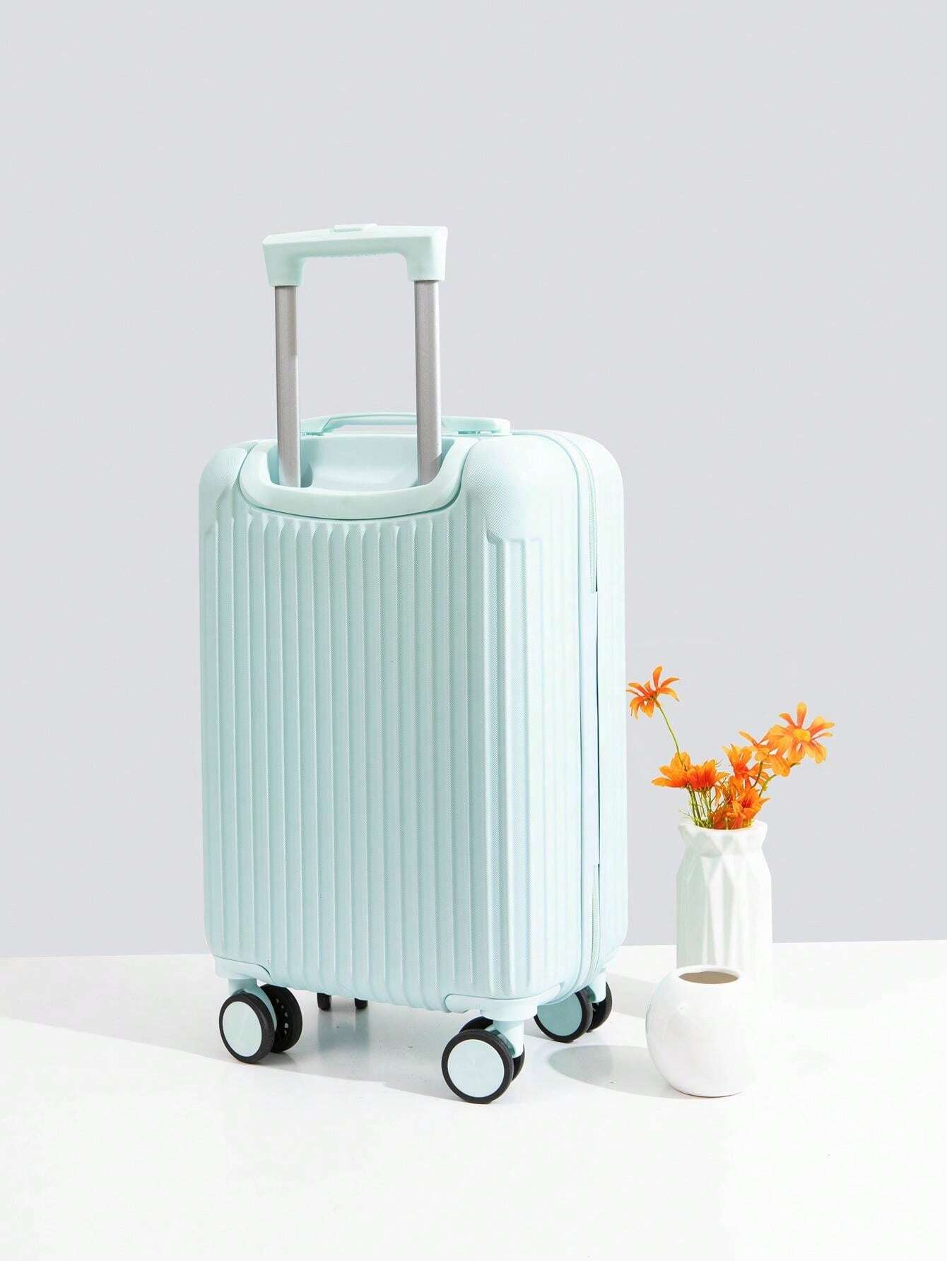 20Inch Suitcase With Combination Lock, Wheeled CarryOn Luggage