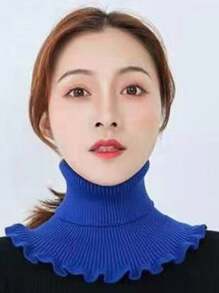 1 件女士假领高领围巾，护颈假领子新款秋冬季防风针织保暖颈套，适合日常佩戴、摄影、送礼，是配饰女士的理想选择 - 彩色 - 查看 13