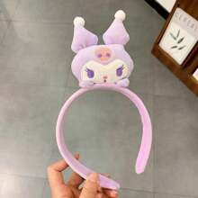 Sanrio 1 szt., pasek do mycia twarzy w stylu lalki z kreskówek, maska szamponowa, gumka do włosów z wodą anty-wilgociową, słodka i urocza opaska na głowę, akcesoria do włosów, Boże Narodzenie, przyjęcie urodzinowe, opaska na przyjęcie świąteczne, opaska na głowę, opaska na głowę, opaska na głowę, prezenty na imprezę