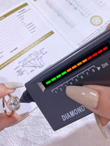 1 chiếc nhẫn rỗng hình trái tim thiết kế D màu 1-2ct Moissanite Rhinestone nhẫn cưới, nhẫn bạc Sterling S925 thích hợp cho phụ nữ đính hôn, vợ, bạn gái, quà tặng sinh nhật, quà kỷ niệm trang sức cô dâu cao cấp ngày lễ tình nhân - Hoa hồng vàng - Xem 8