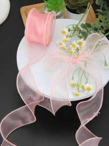 2 CÁI/1 CÁI, Ruy băng satin 850CM có viền, Ruy băng organza đuôi cá, Dùng để trang trí ngày lễ, Đóng gói, Tiệc tùng, Viền bánh sinh nhật, Trắng tinh khiết, Hồng, Đỏ Vải tuyn gợn sóng tự làm, Viền hoa ren, Thích hợp để cắm hoa, Gói quà, Làm nơ, Đám cưới, Trang trí tiệc ngày lễ, Trở lại trường học, Ngày lễ tình nhân - Nhiều màu - Xem 6