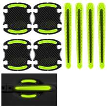 8 miếng dán phản quang nổi 3D cảnh báo, dải phản quang thân xe trang trí chống va chạm - Một cỡ - Xem 15