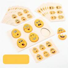 复活节彩蛋表情玩具，幼儿教育情绪识别游戏，有助于培养宝宝的逻辑、想象力和观察能力，亲子互动 - 黃色 - 查看 10