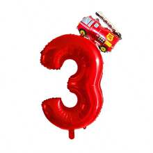 1 bộ bóng bay nhiều màu sắc hình xe hơi hoạt hình mini, động vật, số 40 inch và 32 inch, bao gồm vịt, ếch, lợn, gấu trúc, bò, xe cứu hỏa, v.v., dùng để trang trí tiệc, sinh nhật, ngày lễ, giáng sinh - Nhiều màu - Xem 96