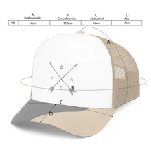 Young Men's Dual Colors Cap Adjustable Curved Brim - 白色 - 查看 6