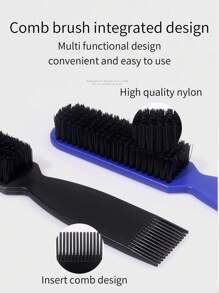 1支大号黑色胡须刷，软毛梳，颈部除尘刷，多功能男士面部胡须造型刷，返校季、旅行度假必备，女士美发配件，刷子，发梳，边缘梳，梳发，梳子，梳发，解结刷，球形刷，迷你发梳，发梳套装，木梳，发梳，背梳，造型刷，卷发刷，边缘梳，梳子，梳发，发梳套装，梳发，卷发梳，解结刷，女士发梳，头发，旅行，美发产品，美发工具，美发用品，理发师，理发师配件，理发店，美发设备 - 彩色 - 查看 5