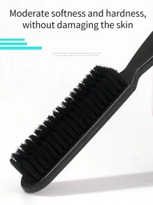 1支大号黑色胡须刷，软毛梳，颈部除尘刷，多功能男士面部胡须造型刷，返校季、旅行度假必备，女士美发配件，刷子，发梳，边缘梳，梳发，梳子，梳发，解结刷，球形刷，迷你发梳，发梳套装，木梳，发梳，背梳，造型刷，卷发刷，边缘梳，梳子，梳发，发梳套装，梳发，卷发梳，解结刷，女士发梳，头发，旅行，美发产品，美发工具，美发用品，理发师，理发师配件，理发店，美发设备 - 彩色 - 查看 6