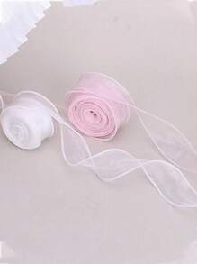 2 CÁI/1 CÁI, Ruy băng satin 850CM có viền, Ruy băng organza đuôi cá, Dùng để trang trí ngày lễ, Đóng gói, Tiệc tùng, Viền bánh sinh nhật, Trắng tinh khiết, Hồng, Đỏ Vải tuyn gợn sóng tự làm, Viền hoa ren, Thích hợp để cắm hoa, Gói quà, Làm nơ, Đám cưới, Trang trí tiệc ngày lễ, Trở lại trường học, Ngày lễ tình nhân - Nhiều màu - Xem 5