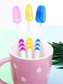 5 Vỏ bảo vệ đầu bàn chải đánh răng, Hộp đựng bàn chải đánh răng du lịch di động giúp giữ bàn chải đánh răng của bạn sạch sẽ trong khi đi du lịch Trang trí phòng tắm tại nhà Trang trí mùa thu Trở lại trường - Nhiều màu - Xem 7