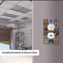 Mexican Tile Wall Decor Light Switch Cover Panel, Decorative Wall Plate, Outlet Cover