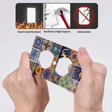 Mexican Tile Wall Decor Light Switch Cover Panel, Decorative Wall Plate, Outlet Cover