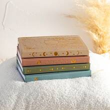 1 Set Boho Style Fantasy Themed Notebook - Vegan Soft Cover Dotted Journal With Pen Loop, Elastic Band, And Inner Pockets - Premium Paper Diary For Business, Learning, Creatives - Multicolor - View 7