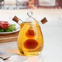 1pc Oil Dispenser, Olive Oil Dispenser Bottle,Glass Oil Dispenser Bottle for Kitchen Cooking Frying Baking BBQ Pancake Air Fryer Marinating