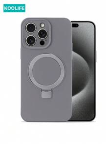 1 件 Koolife 液体硅胶磁性保护壳，全摄像头覆盖，磨砂防摔，兼容 17 ProMax/17/17 Pro/17 Air/16/16 Pro/16 Plus/16 ProMax/12/12 Pro/12 ProMax/13/13 Pro/13 ProMax/14/14 Plus/14 Pro/14 ProMax/15/15 Pro/15 Plus/15 ProMax - 淺灰色 - 查看 2