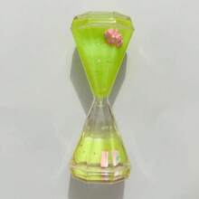 1pc Creative Jelly Pudding Color Stress Relief Oil Leakage Ornament Cartoon Liquid Hourglass Timer, Random Internal Decor - Multicolor - View 16