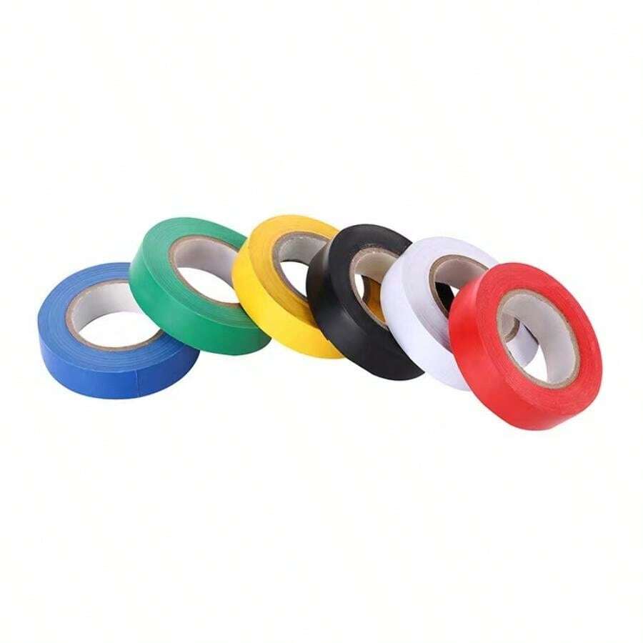 10 Rolls Flame Retardant Electrical Tape Heat Resistant Plastic