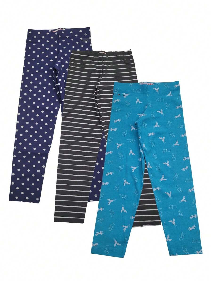 Kit With 3 LEGGING Leg Children's Youth Tracksuit Uniform PRINTED - 彩色 - 查看 1