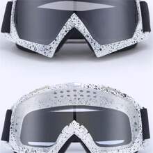 摩托车风镜 哈雷防风镜 复古越野骑行机车防风头盔护目镜 - 彩色 - 查看 11