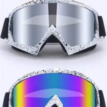 摩托车风镜 哈雷防风镜 复古越野骑行机车防风头盔护目镜 - 彩色 - 查看 8