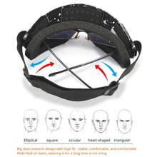 摩托车风镜 哈雷防风镜 复古越野骑行机车防风头盔护目镜 - 彩色 - 查看 5