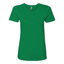 Womens Cotton T-Shirt (Kelly Green) - Màu xanh chanh - Xem 1