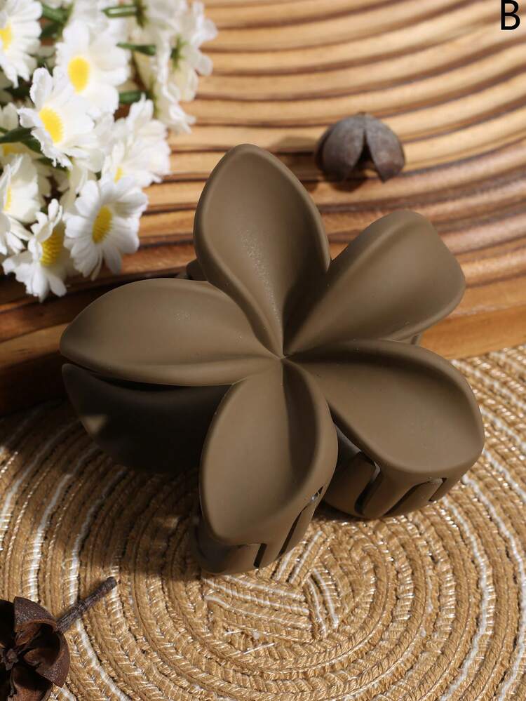 1/3 piezas Pinzas para el cabello vintage con flores de ciruelo mate, pinzas elegantes de moda para el cabello para mujeres - Multicolor - Añade 6