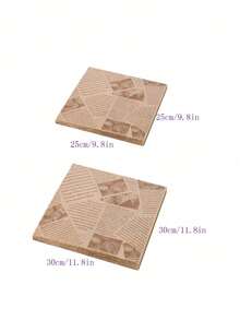 50 件装方形空气炸锅烤盘纸、烤盘纸、油炸食品吸水纸、烧烤肉挡板不粘烤盘纸、英国吸油纸 - 彩色 - 查看 2