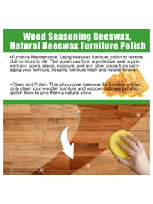 木材划痕修复和调理蜂蜡 - 适用于红橡木、胡桃木、白蜡木、山毛榉木、松木、云杉木、竹子、实木地板和家具的轻微划痕 - 彩色 - 查看 4