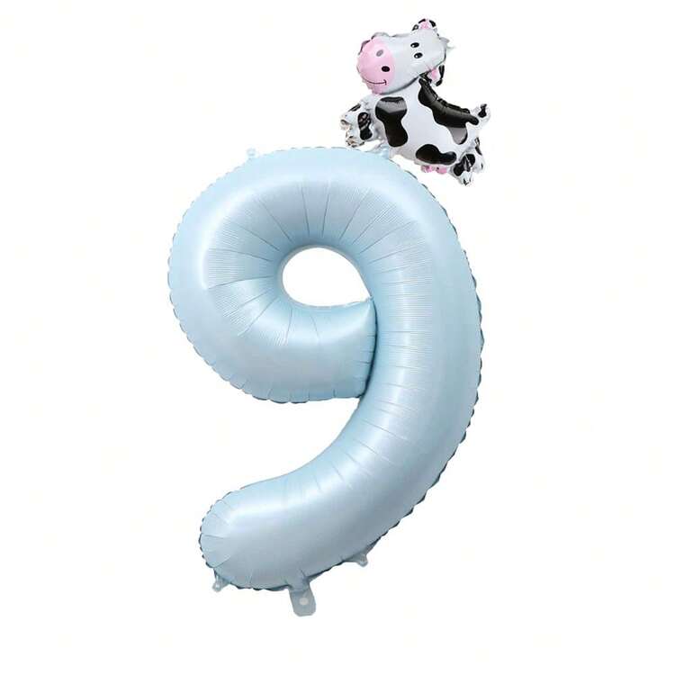 1 bộ bóng bay nhiều màu sắc hình xe hơi hoạt hình mini, động vật, số 40 inch và 32 inch, bao gồm vịt, ếch, lợn, gấu trúc, bò, xe cứu hỏa, v.v., dùng để trang trí tiệc, sinh nhật, ngày lễ, giáng sinh - Nhiều màu - Xem 30