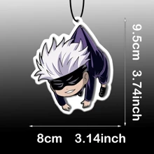 'GOJOSENSEI&SUKUNA'图案汽车空气清新剂汽车香薰汽车后视镜挂饰，汽车内饰装饰吊坠，衣柜香薰，圣诞节送给朋友的创意礼物